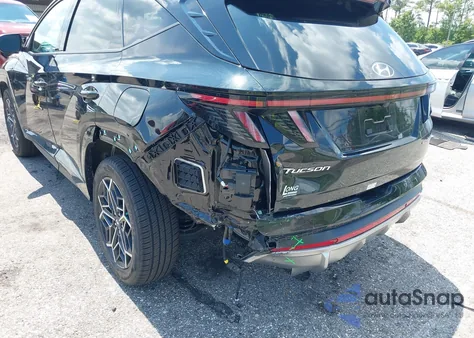 2024 Hyundai Tucson N Line z USA, uszkodzony, nr VIN KM8JFCD11RU157710